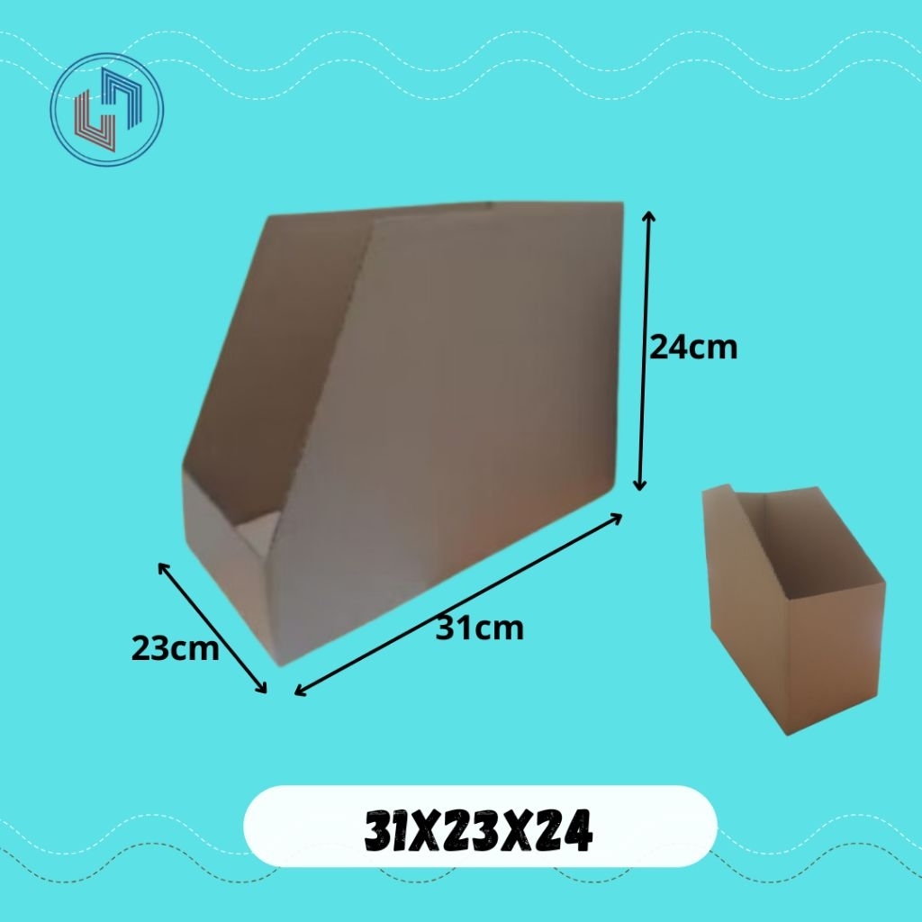 

Kardus Box Arsip Bin Box 31x23x24 cm