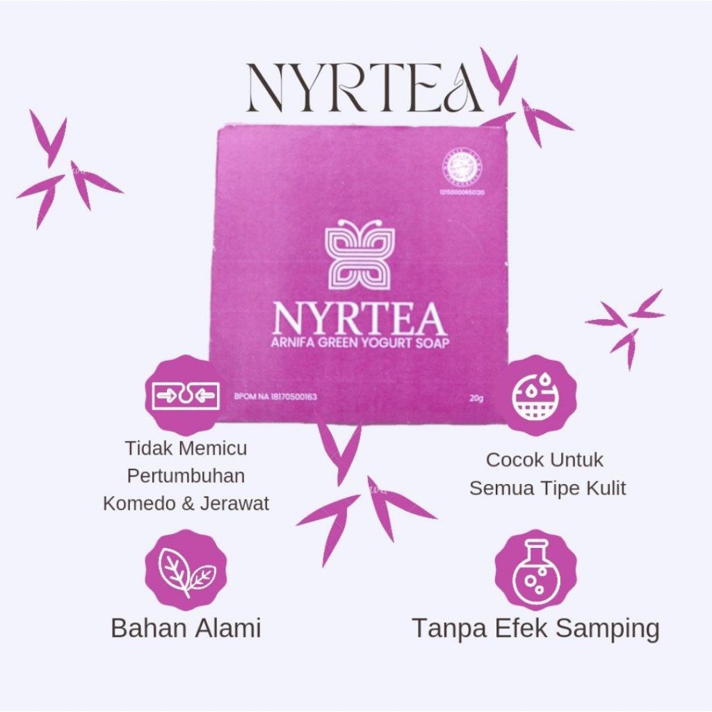 Nyrtea Sabun Muka Green Yoghurt