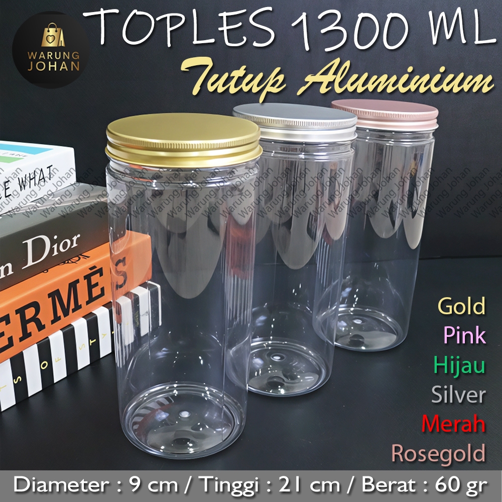 TOPLES PLASTIK 1300ML / TOPLES 1300ML / TOPLES TABUNG 1300ML ALUMINIUM