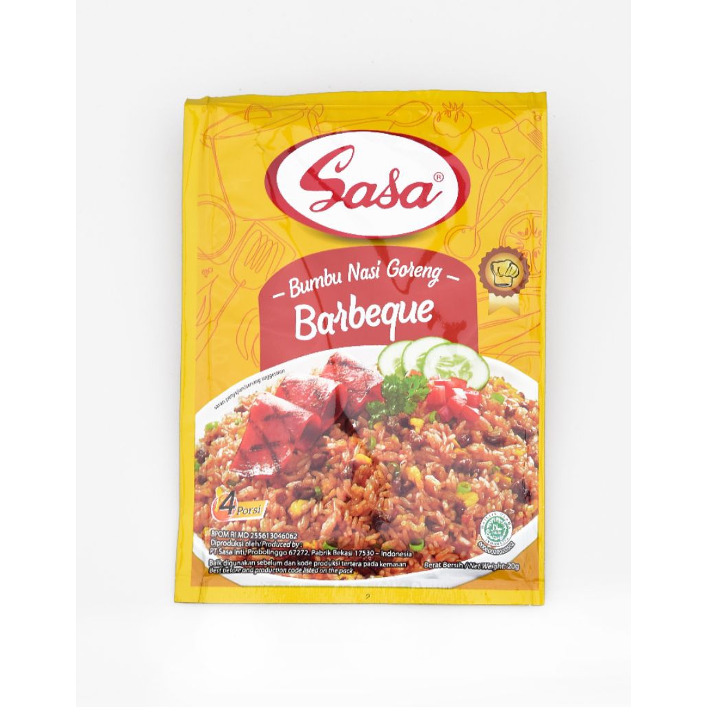 

Sasa Bumbu Nasi Goreng Barbeque 20 gram