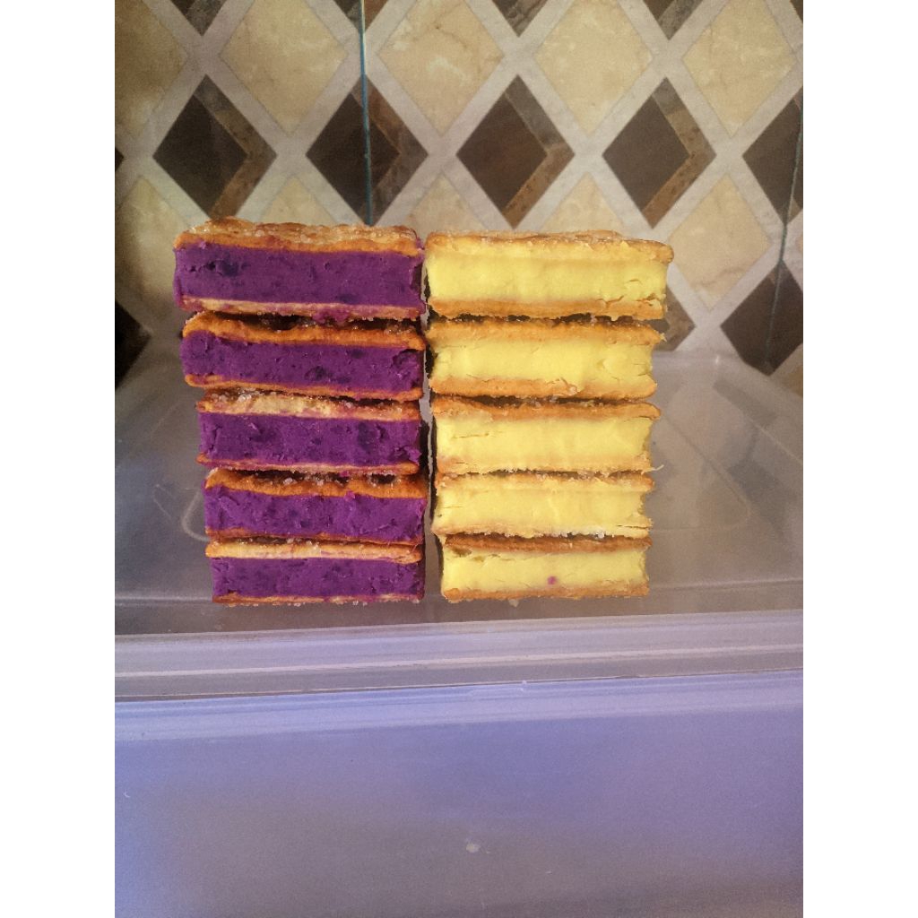 Kue gabin isi ubi ungu, manis, gurih & bikin nagih