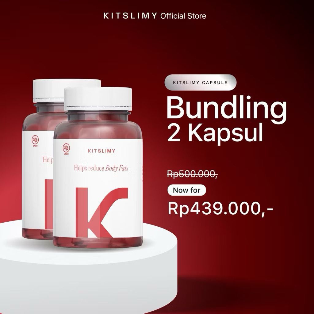 Kitslimy Paket Hemat | 2 Botol capsule Kitslimy