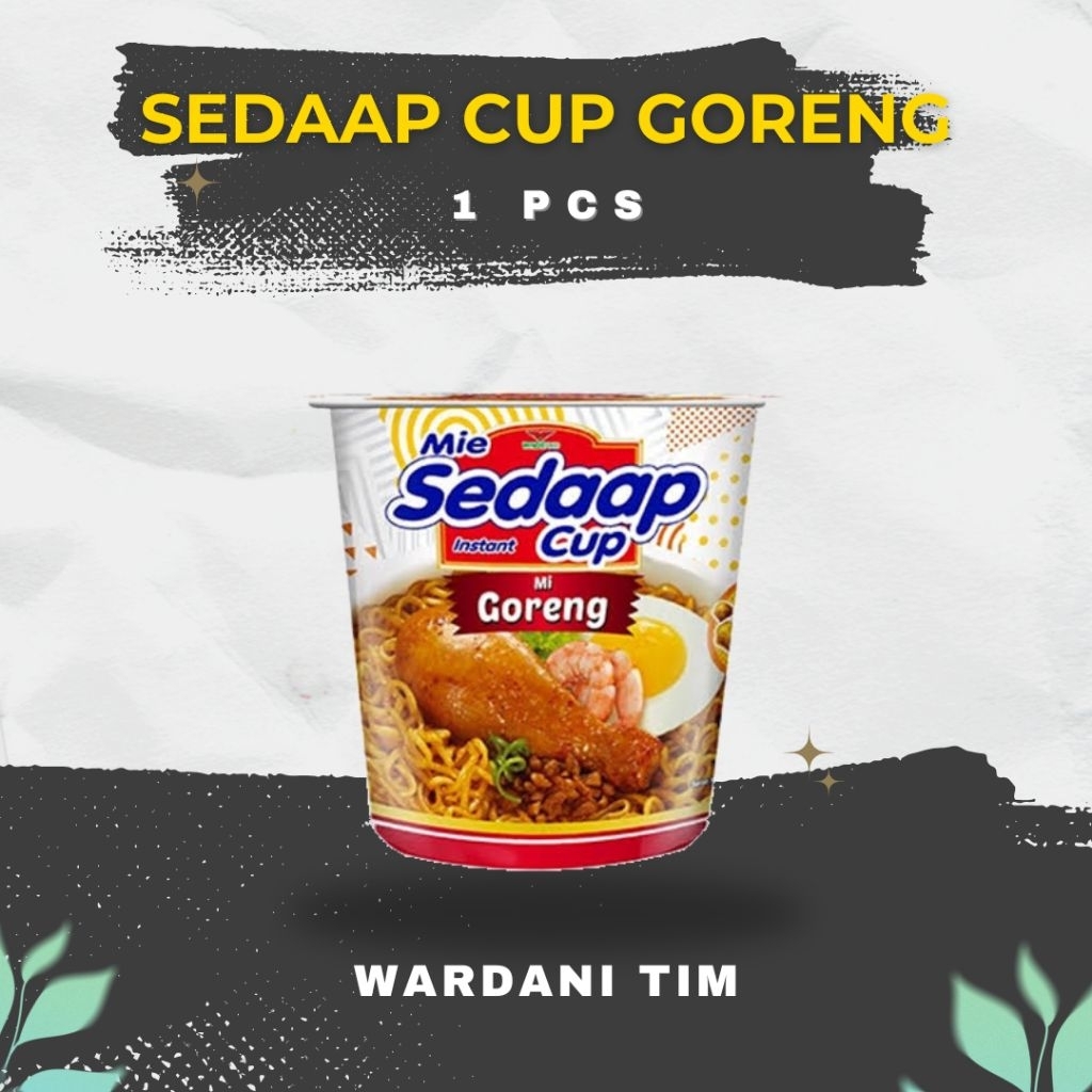 

Mie Sedaap Cup Goreng 1 Pcs | Mie Instan Cup Praktis dan Lezat