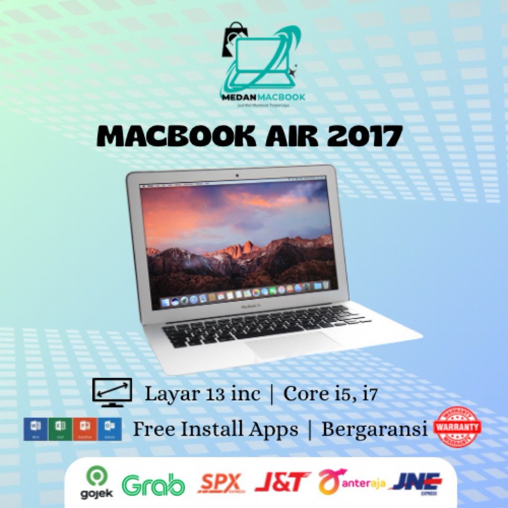 LAPTOP MURAH MACBOOK AIR 2017 CORE I5, 13inch