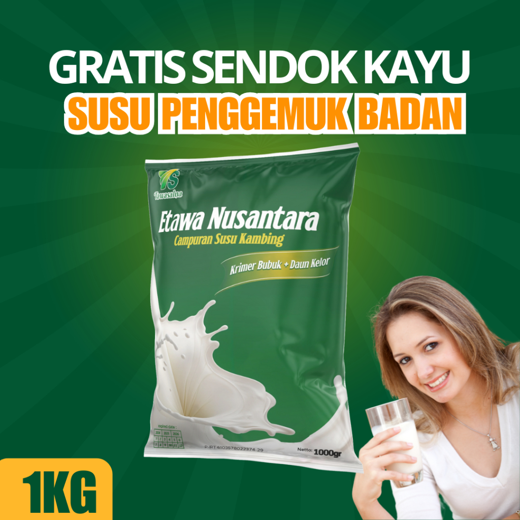 

Etawa Nusantara - Susu Kambing Etawa Penambah Berat Badan Anak & Remaja – Penggemuk Badan Alami