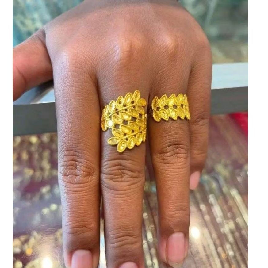 Cincin 1 suku lapis mas 24k