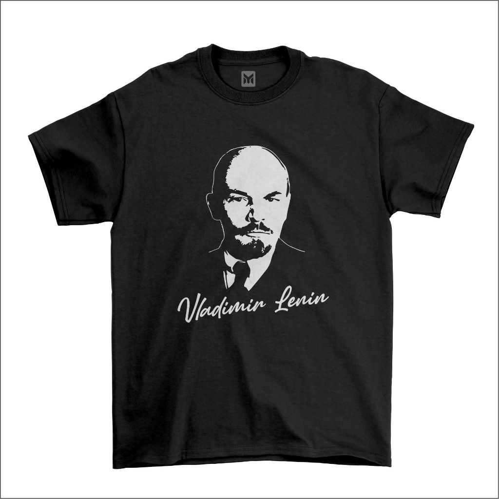 Kaos  Pria Distro Vladimir Lenin Vector Cotton  Combed 24s