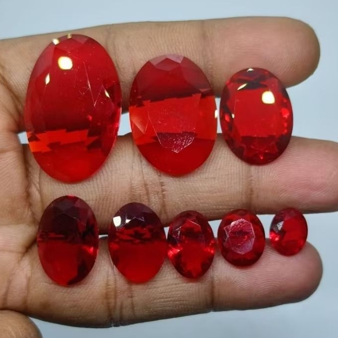 Batu Merah Siam , Cutting Oval