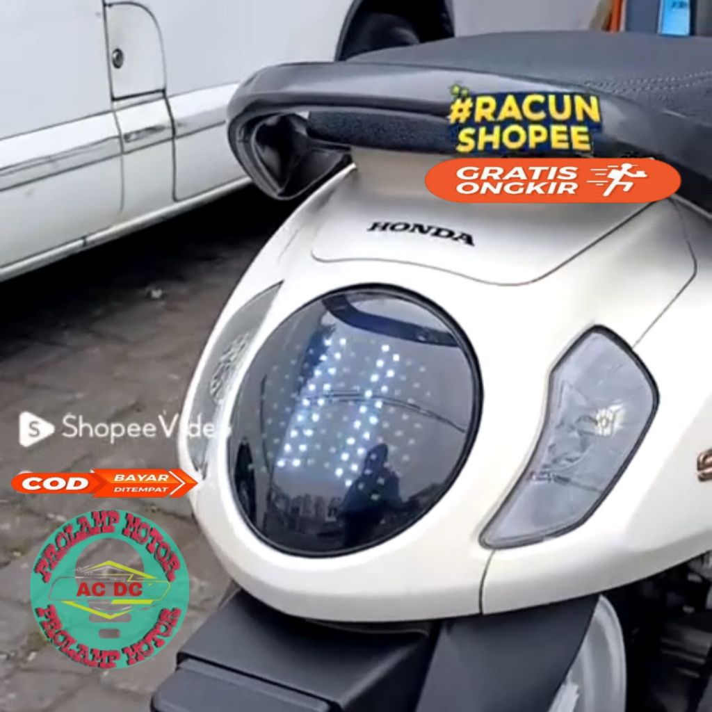 Lampu StopLamp Running Scoopy Prestige/Scoopy Connected Tahun 2020 2021 2022 2023 Mode Rem Kedip