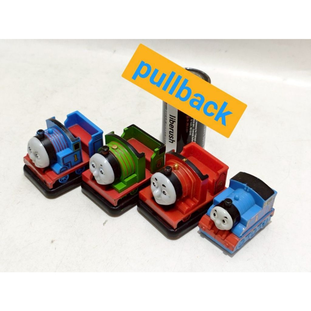 Set takara tomy t arts capsule plarail thomas & friends james percy pullback gashapon figure miniatu