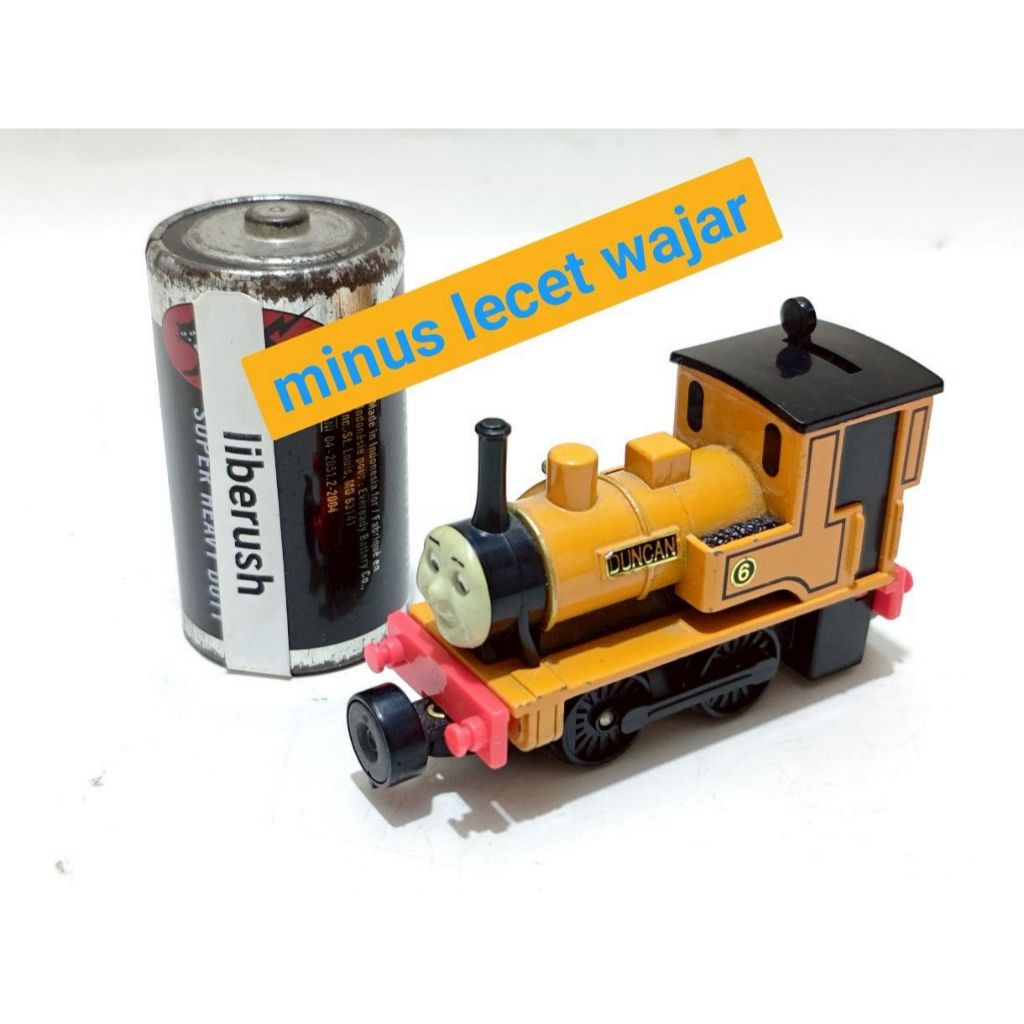 Rare vintage bandai diecast Thomas & friends duncan plarail shinkansen train miniature character mag
