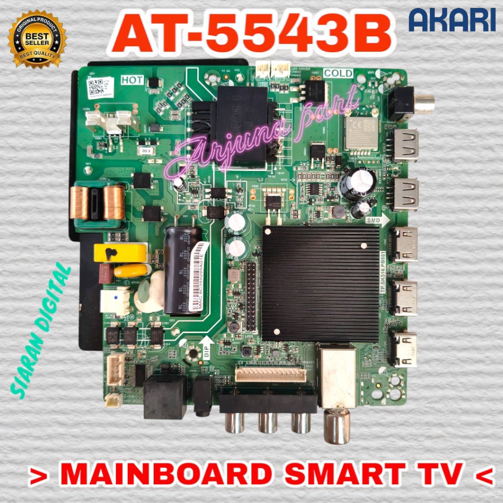 MB TV AKARI AT-5543B / MAINBOARD TV AKARI AT-5543B / MESIN TV AKARI AT-5543B / MODUL TV AKARI AT-554