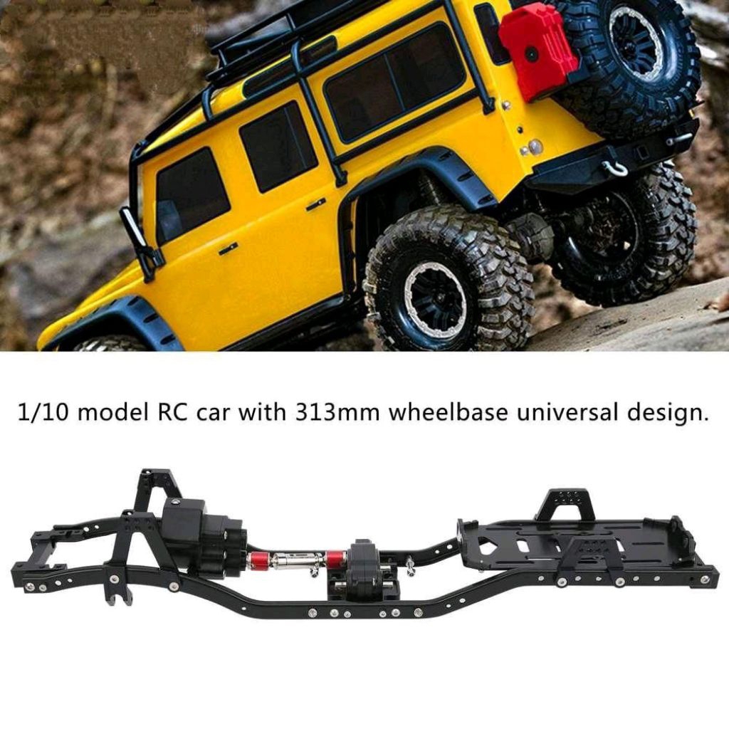 Set Frame Chassis front gearbox Rc Axial scx10 1/10 Set Gearbox transfer case Chassis Scx10 Rc 1/10