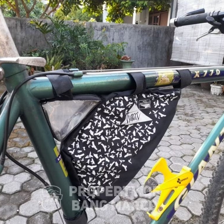 Frame bag jadul - Frame bag MTB Vintage - Tas sepeda vintage - Frame bag Trace by Selle san marco