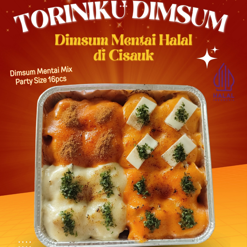 

DIMSUM MENTAI MIX PART SIZE 16"PCS || DIMSUM BIRTHDAY || DIMSUM HALAL