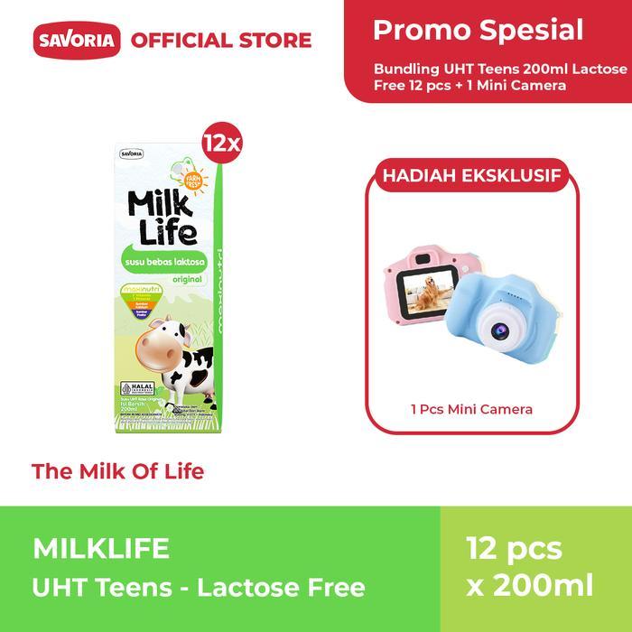 

Pilihan- Milklife Uht Teens Lactose Free 12 Pcs X 200Ml + Mini Camera