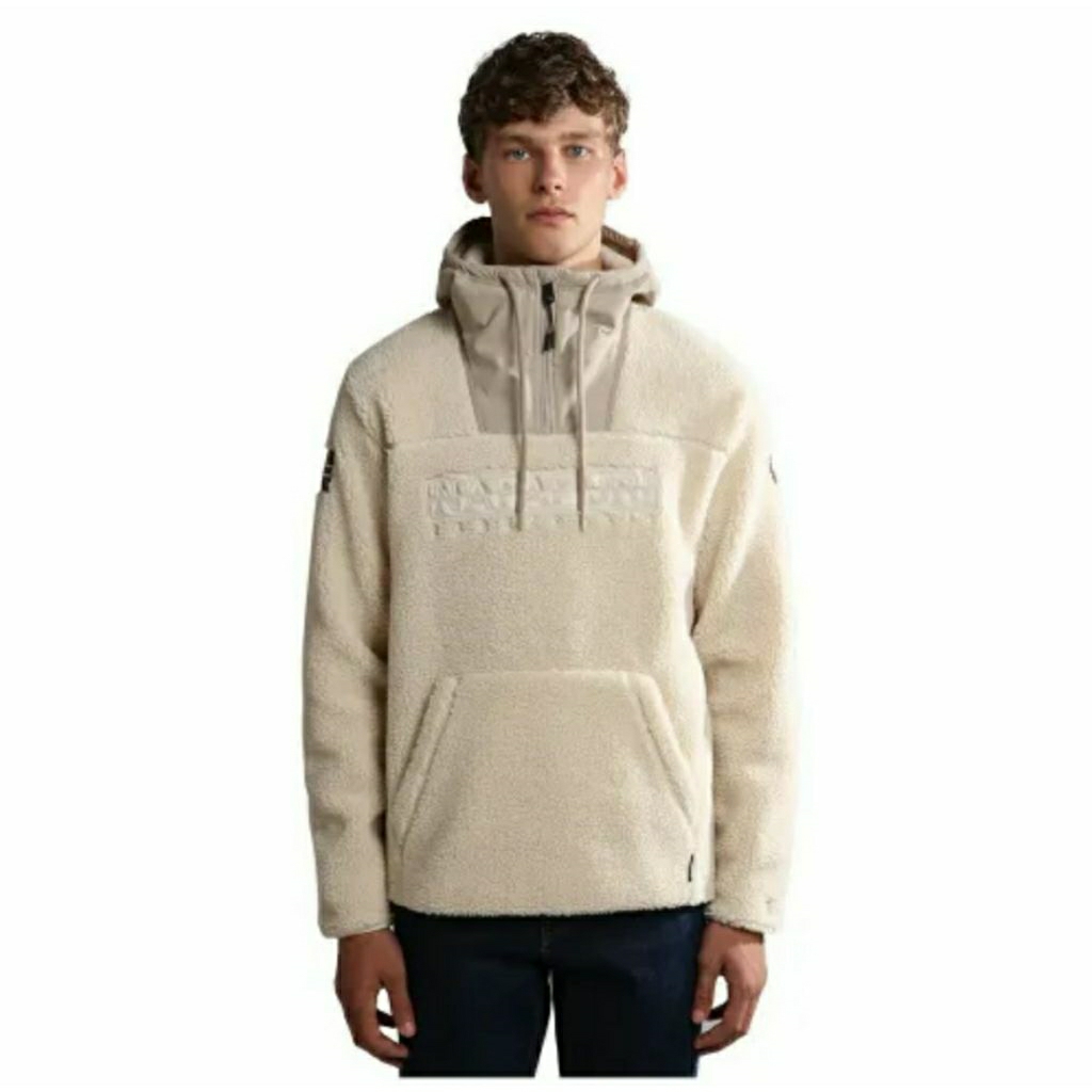 NAPAPIJRI TEIDE 5 HODDIE BEIGE JAKET HIKING TREKKING TRAVELING WINTER ORIGINAL