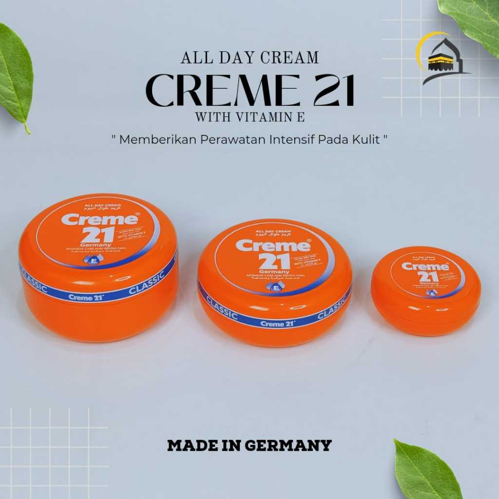 CREME 21 250ml PELEMBAB KULIT ORIGINAL GERMANY CREME 21 ALL DAY CREME 21 MOISZTURIZER CREME 21 50 15