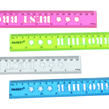 

Penggaris Abjad Bening Warna Squeezy