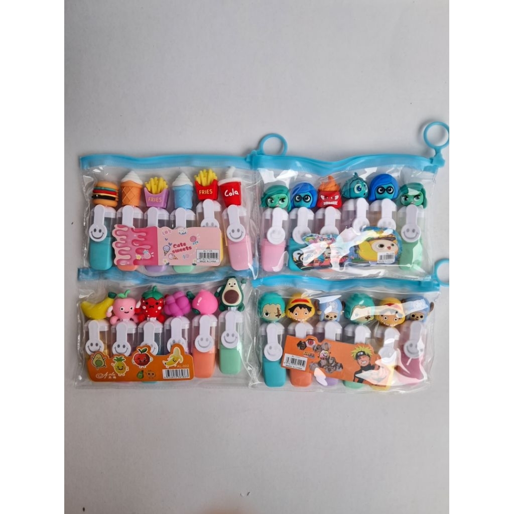 

Highlighter atau stabilo mini karakter 6 warna