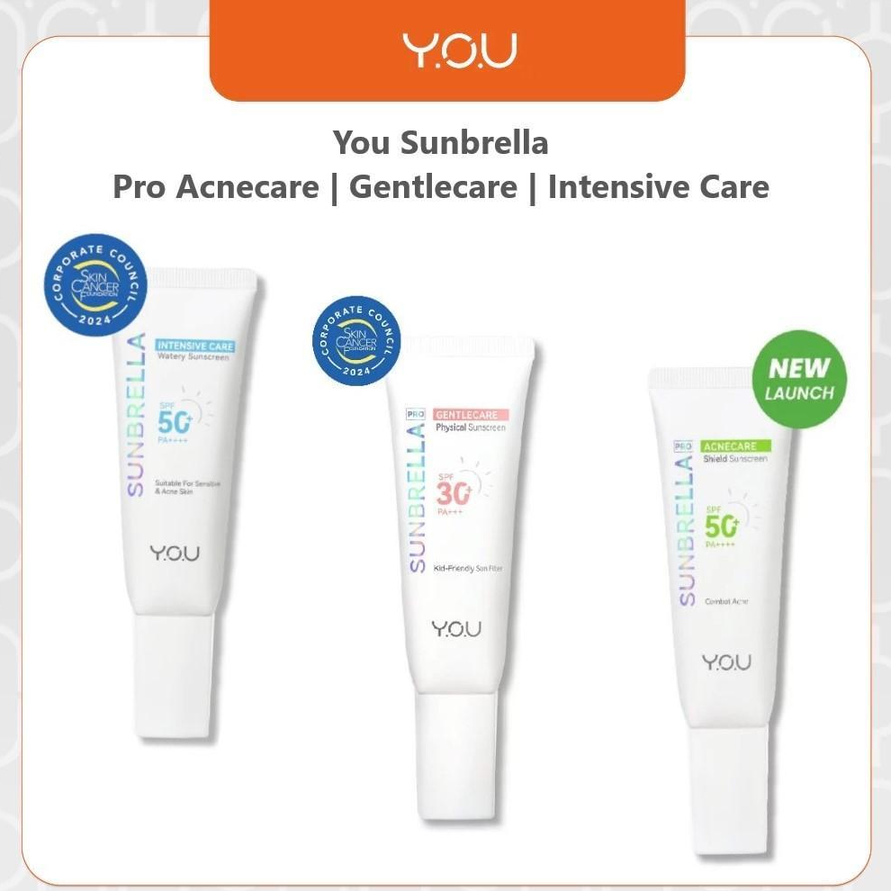 You Sunbrella Pro Acne care | Gentle care | Intensive care Sunscreen