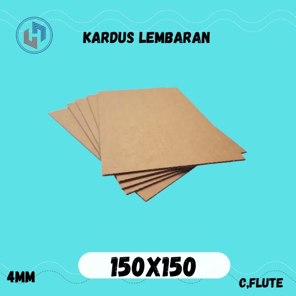 

Ready Karton Kardus Lembaran Sheet 150x150cm Single wall