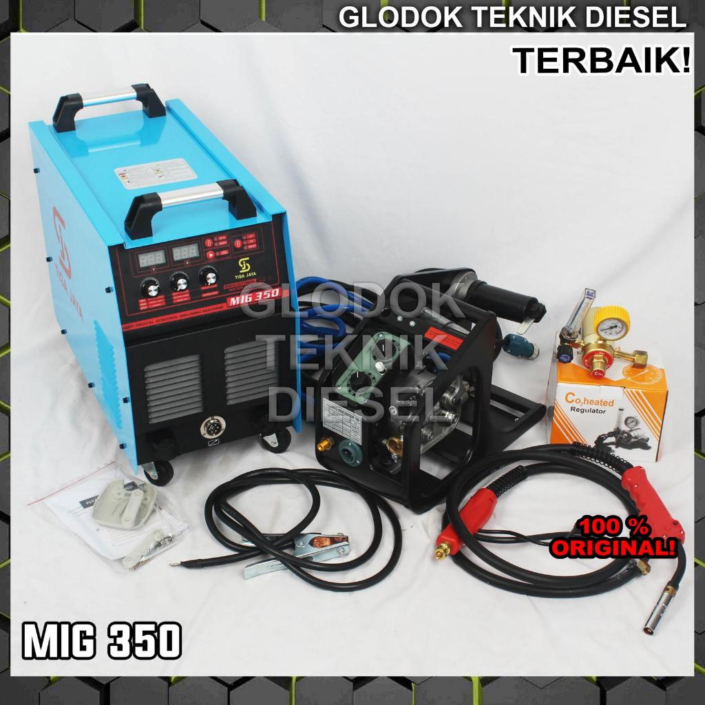 Mesin Las MIG350 MIG 350 A CO2 + Wire Freeder TERBAIK