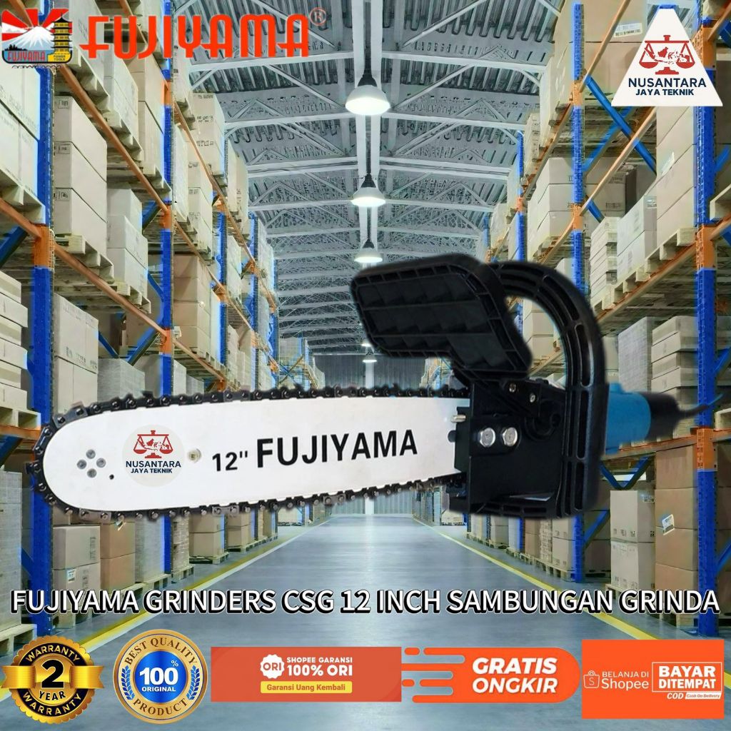 FUJIYAMA 12 inch Chainsaw Expansion for Grinders CSG-12 Sambungan Chainsaw Buat Gerinda NUSANTARA JA