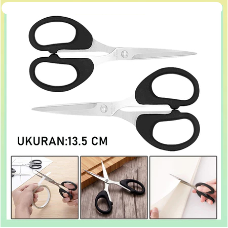 

Gunting Sedang Serbaguna Tahan Karat Pisaunya Menggunakan Bahan Stainles stell