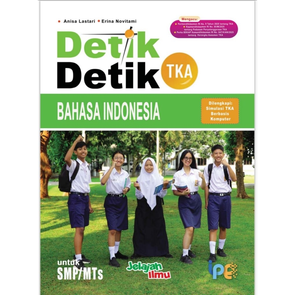 BUKU DETIK DETIK TKA SMP KELAS 9 KURIKULUM MERDEKA TAHUN 2025 INTAN PARIWARA