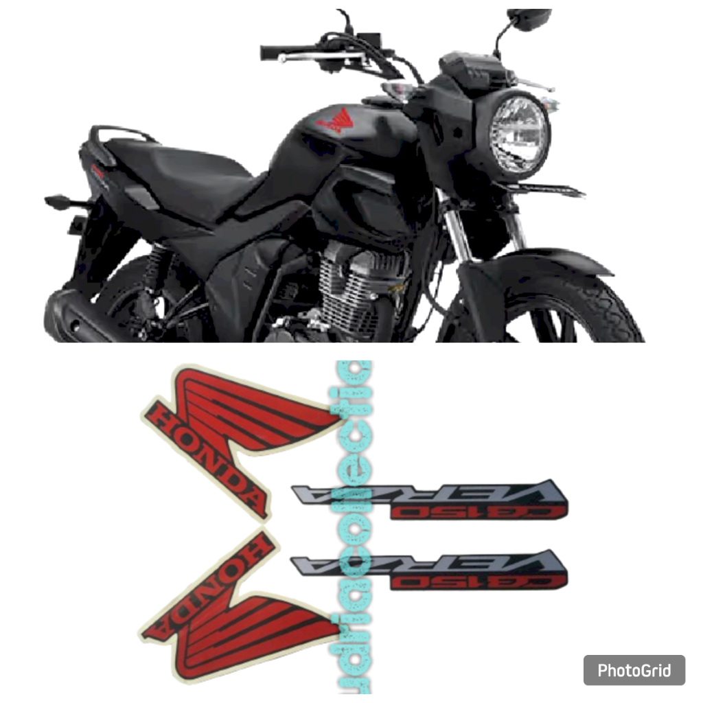 Sticker Striping Motor Honda Cb Verza 150 2025 Cw Hitam doff