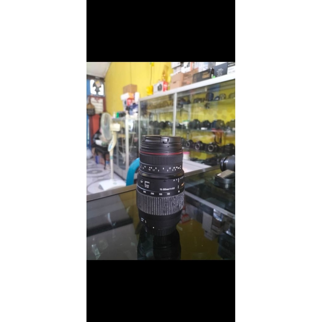 lensa telle sigma 70-300mm for canon