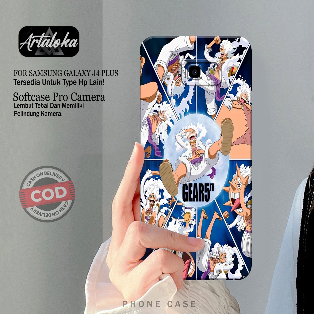 Softcase Hp Samsung Galaxy J4 Plus Fashion Case Anime Case Samsung Galaxy J4 Plus Silikon TPU Pro Ca