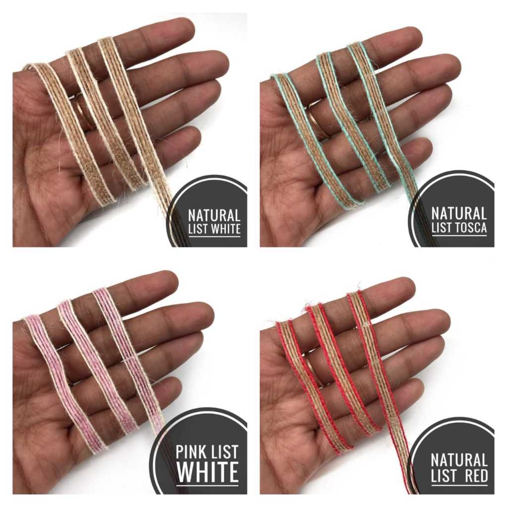 

1 YARD -6MM / PITA GONI LIST WARNA / PITA GONI LIST / PITA GONI LIST MACAM WARNA