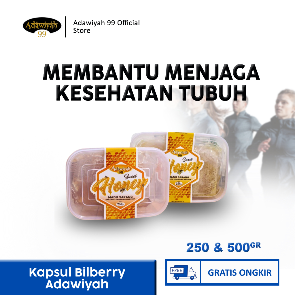 

Madu sarang Adawiyah99 asli murni RAW HONEY| HONEYCOMB| Madu Original Premium Madu Asli 250gr 500gr