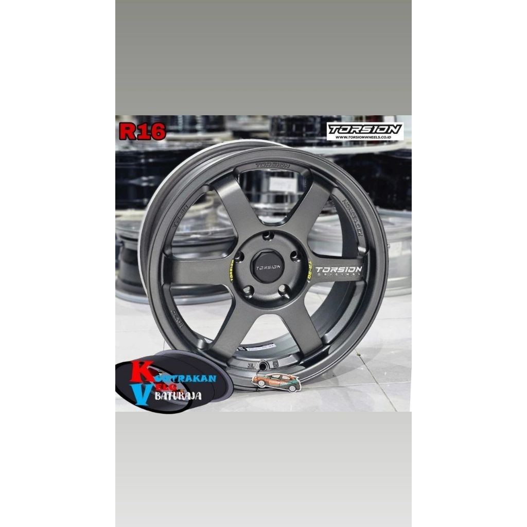 Velg Torsion TE37 R16 Graphite 5x114 ( INNOVA ERTIGA RUSH TERIOS XPANDER DLL)