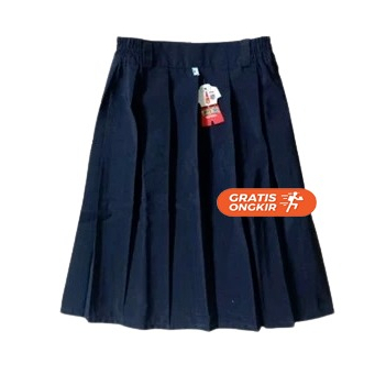 TERBARU BAWAHAN SERAGAM ANAK SEKOLAH SD PEREMPUAN BAWAHAN ROK HITAM REMPEL BAHAN TEBAL NYAMAN