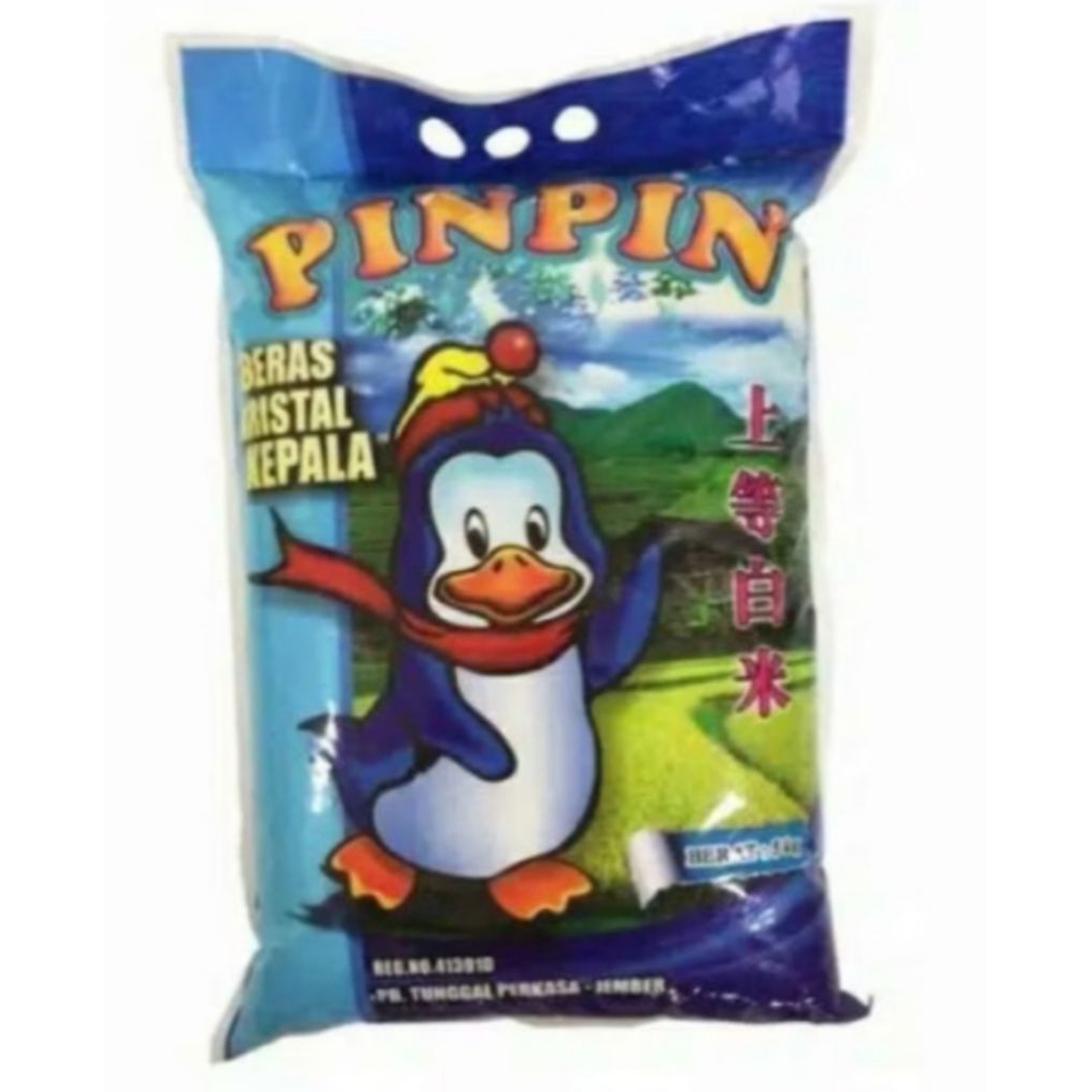 PINPIN/KELAPA/SINTANOLA/UDUK/VIOLET Beras Premium Wangi Putih Murah Ukuran 3/5/10Kg