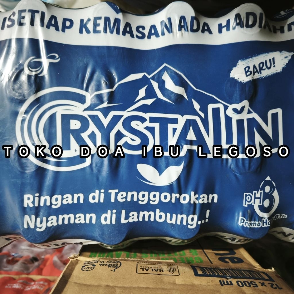 

CRYSTALIN 600ML 1x24 BOTOL / CRYSTALIN BOTOL 600ML