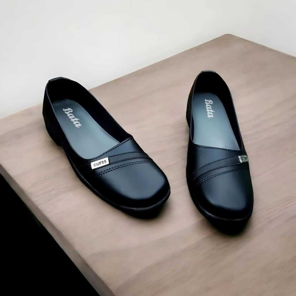 BATA Sepatu Pantofel Wanita Hitam Formal Sepatu Kerja Wanita