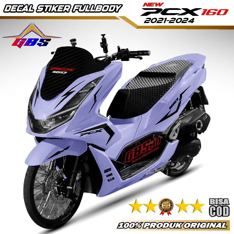 BISA COD Decal Stiker Variasi PCX 160 Full Body Stiker Variasi Pcx 160 2021 2022 2023 2024 Full Body