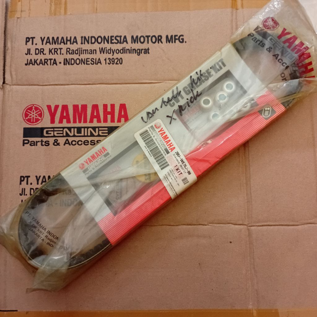 Fanbelt Van Belt Kit Set X-RIDE 2BU-WE76J-00 Original Yamaha Genuine