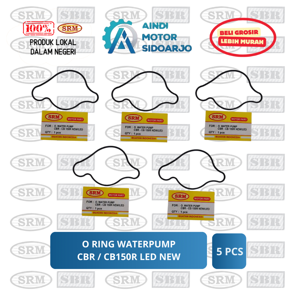 O Ring Water Pomp CB 150 R LED (ISI 5) - Oring Karet Gasket Tutup Waterpump CBR K45 CB 150R K15 CS1