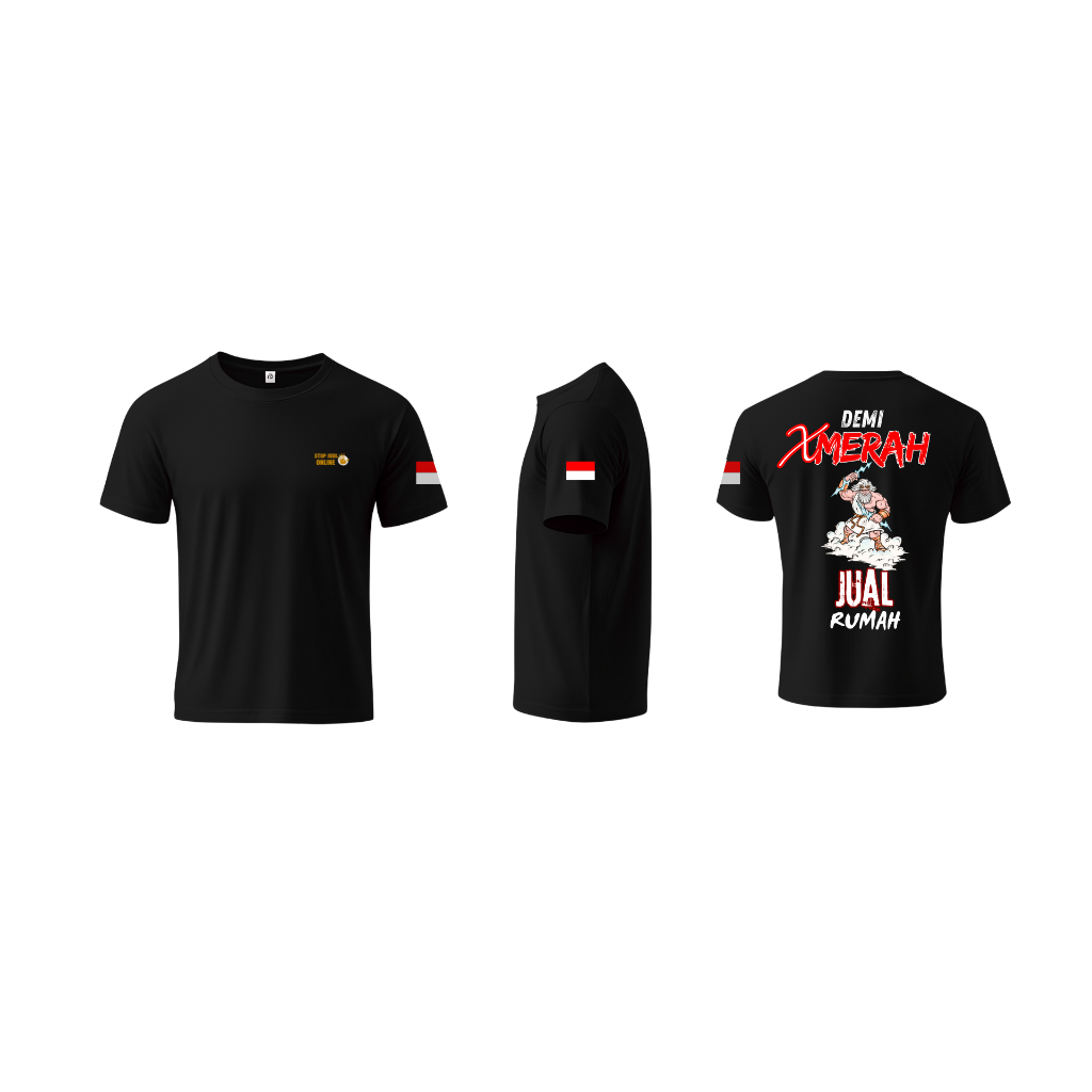 KAOS DEMI X MERAH – STOP JUDI ONLINE