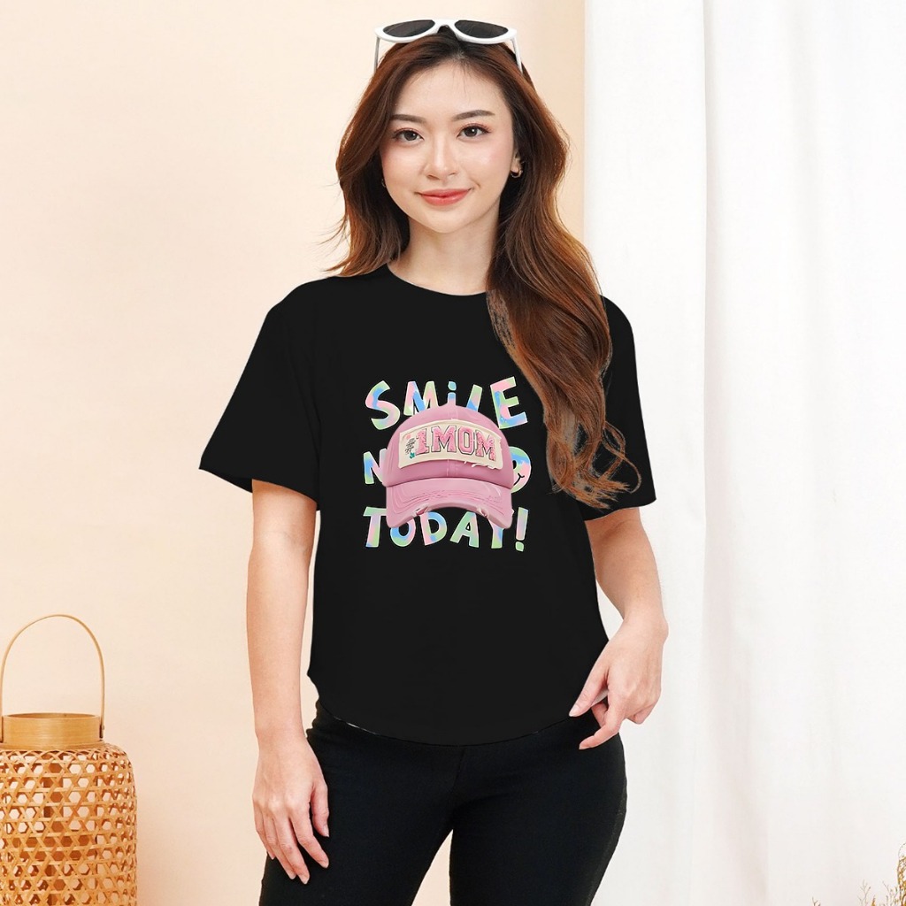 Kaos Oblong Wanita|Bahan Spandek Distro Printing Premium|Lengan Pendek|Atasan|Baju Kasual|T-shirt To