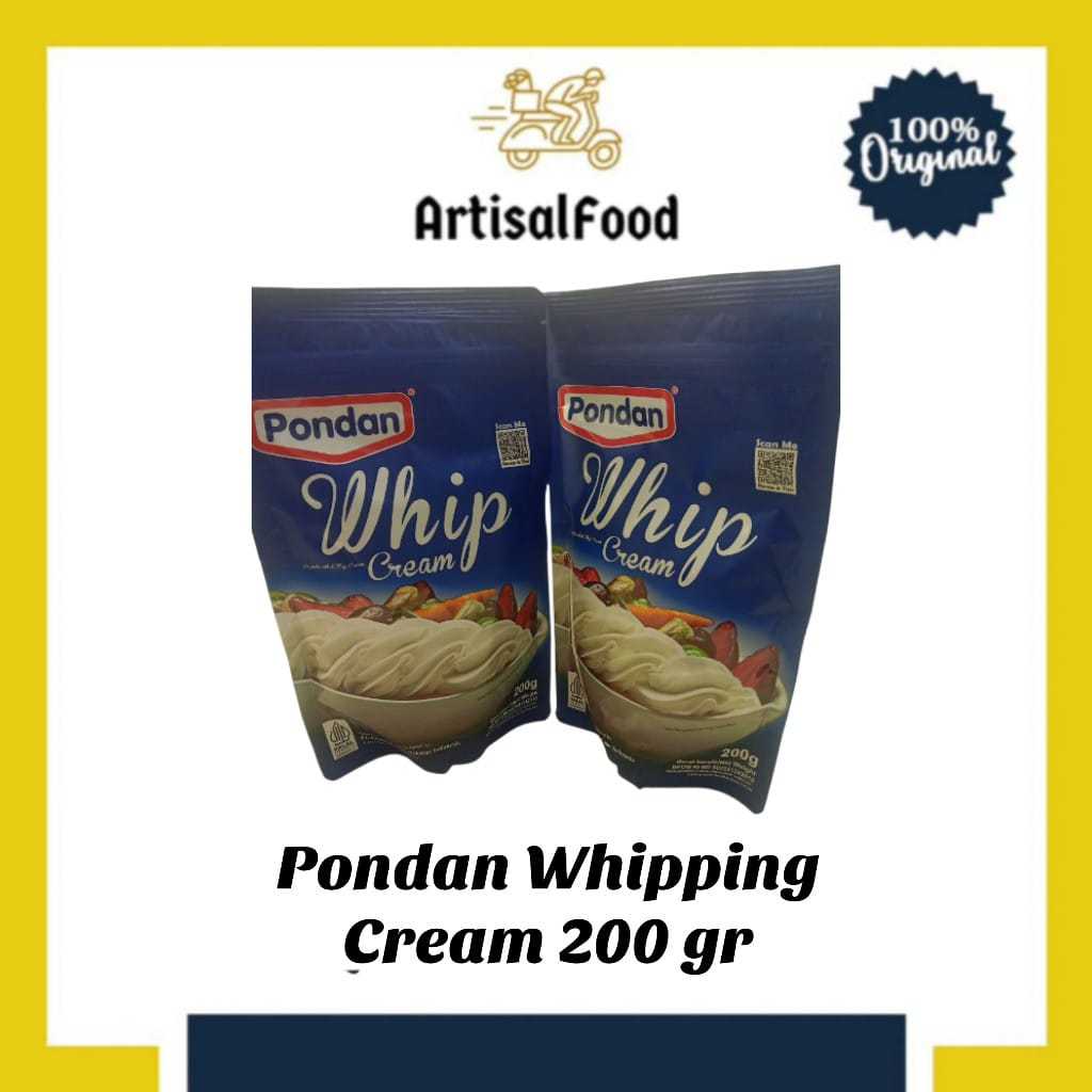

Pondan Whip Cream Bubuk 200gr
