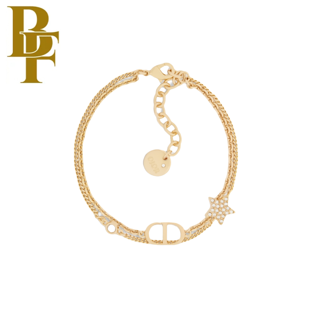 COD【18K emas asli/100%ORI】Gelang cincin ganda Petit CD/gelang bintang cincin ganda dior*/gelang emas