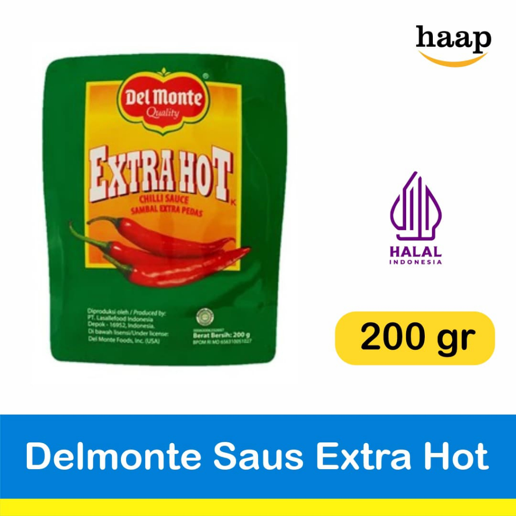 

Delmonte Saus Cabai Extra Hot Chilli Pouch 200g