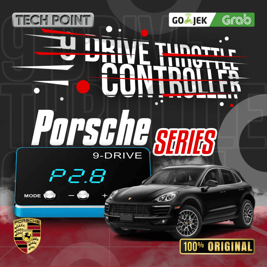9 Drive Porsche Macan Race Chip Piggyback Throttle Controller Remap