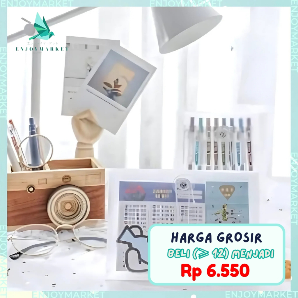 

Transparant Bag Pouch Lock Buat Simpan Kertas Stiker ST17